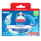 Canard fresh disc liquide marine recharge 2x6 disques 72ml