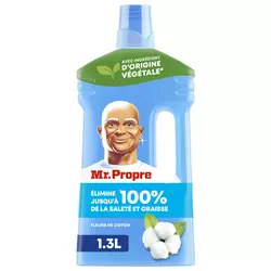 Nettoyant liquide sol multi-usages fleurs de coton MR PROPRE 1,3l