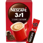 Café soluble NESCAFE 3 en 1 - x10