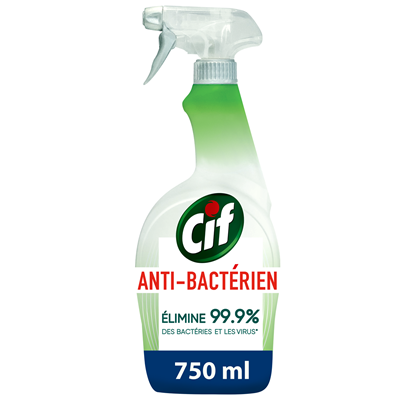 Nettoyant ménager anti-bactérien sans javel CIF, 750ml