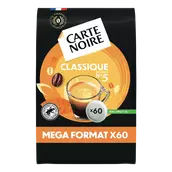 Café dosettes CARTE NOIRE Classique N°5 - compatible SENSEO - x60