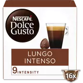 Café capsules NESCAFE LUNGO INTENSO N°9 - Vietnam - Brésil - compatible DOLCE GUSTO - x16