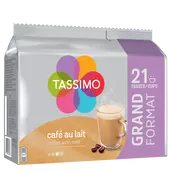 Café capsules TASSIMO Café au Lait - compatible TASSIMO - x21