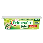 Matière grasse BIO tartines et cuisine PRIMEVERE, 55% de MG, 250g