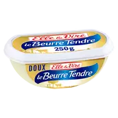 Beurre tendre doux ELLE&VIRE - barquette 250g