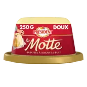 Beurre doux 82%MG la Motte PRESIDENT, 250g