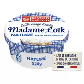 Fromage à tartiner Nature fouetté MADAME LOIK - 320g
