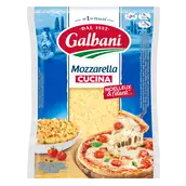 Mozzarella Cucina râpée moelleuse et fondante GALBANI - 150g