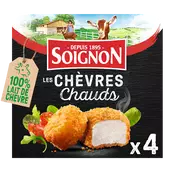 Fromage de chèvre pané prêt à dorer SOIGNON - 4x25g
