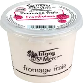 Fromage frais à la framboise au lait pasteurisé 6,5% de MG, ISIGNY SAINTE MERE, pot de 500g