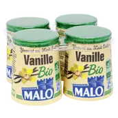 Yaourt bio à la vanille MALO, 4x125g
