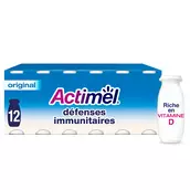 Yaourt à boire nature ACTIMEL 12x100g