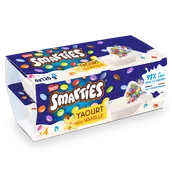 Yaourts Enfant Vanille SMARTIES - 4 pots de 120g