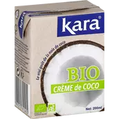 Crême de coco bio KARA 200ml