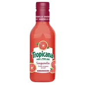 Pur Jus frais réfrigéré d'orange sanguine TROPICANA - Bouteille 90cl