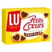 Biscuits Petits Coeurs au chocolat LU - Paquet de 125g