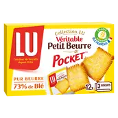 Biscuits Véritable Petit Beurre Pocket LU, paquet de 300g