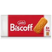 Biscuits Spéculoos fraîcheur LOTUS, 6 paquets de 125g