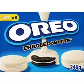 Biscuits enrobé au chocolat blanc OREO, 246g