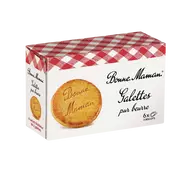 Biscuits Galettes au beurre frais BONNE MAMAN, 12 pièces, 170g