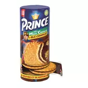 Biscuits fourrés à la vanille au blé complet PRINCE, paquet de 300g