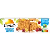 Biscuits goûter aux raisins GERBLE - 4x5, 360g