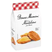 Madeleines pur beurre BONNE MAMAN - x12 sachets - Le paquet de 300g