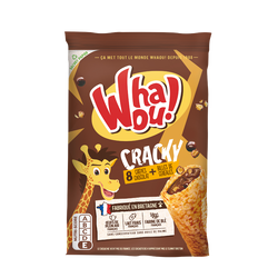 Crêpes chocolat et céréales CRACKY WHAOU! x8 - 256g