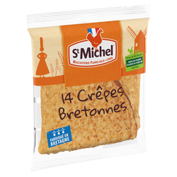 Crêpes bretonne nature ST MICHEL - Le paquet de 367g