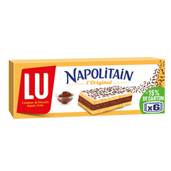 Gâteaux au chocolat L'Original Napolitain LU - Boîte de 180g