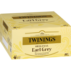 Thé Earl Grey TWININGS, 50 sachets, 100g