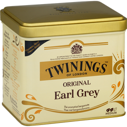 Thé Earl Grey TWININGS, coffret de 200g