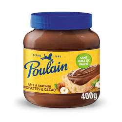 Pâte à tartiner Chocolat noisettes sans huile de palme - Pot de 400g
