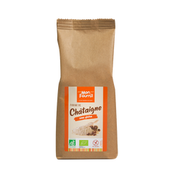 Farine de châtaigne bio sans gluten, MON FOURNIL, sachet de 350g
