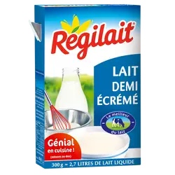 Lait demi écrémé en poudre REGILAIT, 300g