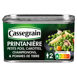 Printanière de petits légumes CASSEGRAIN - Boîte 265g
