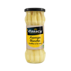 Asperges blanches grosses D'AUCY - Bocal 205g