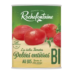 Tomates pelées bio ROCHEFONTAINE boîte 1/2 240g