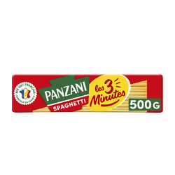 Pâtes SPAGHETTI 3 minutes PANZANI - 500g