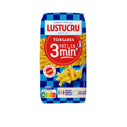 Torsettes cuisson 3min LUSTUCRU, 500g
