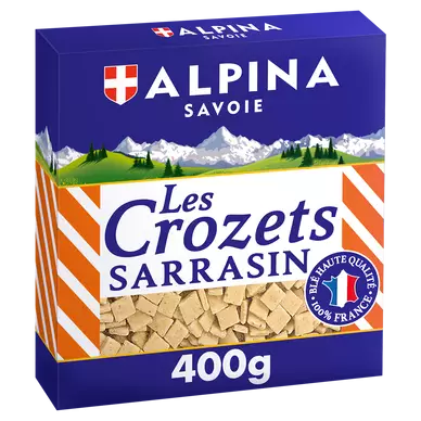 Crozets au sarrasin ALPINA SAVOIE, boîte de 400g