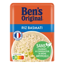 Riz Basmati express 2min BEN'S ORIGINAL - Sachet micro-ondable 220g