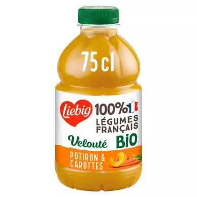 Velouté de légumes potiron carottes Bio LIEBIG, 75cl