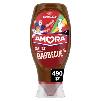 Sauce barbecue AMORA, flacon souple de 490g