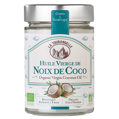Huile vierge de noix de coco bio LA TOURANGELLE, 314ml