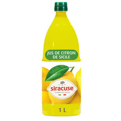 Jus de citron jaune siracuse 1l