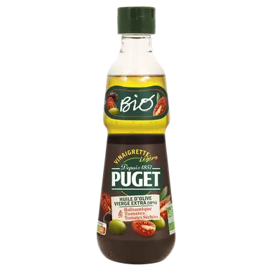 Vinaigrette allégé bio balsamique & tomates séchées PUGET, 330ml