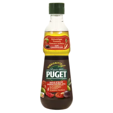 Vinaigrette au vinaigre Balsamique et tomates séchées PUGET, 330ml