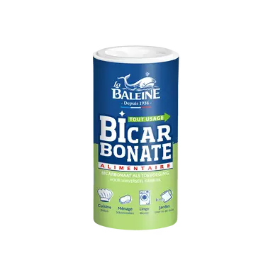 Bicarbonate alimentaire LA BALEINE, boîte en plastqiue de 400g