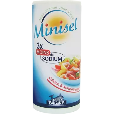 Mini sel LA BALEINE, boîte verseuse de 125g